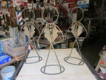 3 TABLE TOP HAT STANDS