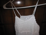 Beautiful like New Girls size 14/16 art class LINED white top!