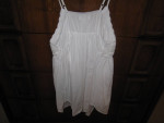 Beautiful like New Girls size 14/16 art class LINED white top!