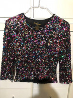 Sparkly Blouse Top -- size M