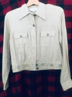 Gold Dress Jacket by SILK CLUB