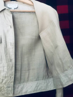 Gold Dress Jacket by SILK CLUB