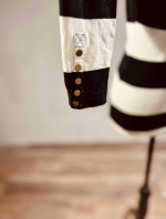 Small Striped Long Sleeve Top