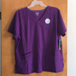 NEW 2XL Nurse Scrub Top ♦ ScrubStar Performance Stretch Mock Wrap
