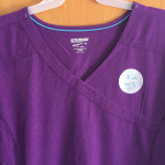 NEW 2XL Nurse Scrub Top ♦ ScrubStar Performance Stretch Mock Wrap