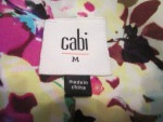 CAbi Multi-Color Spring 2017 Eden Top Blouse Style #5211 Size M