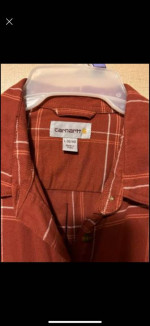 Ladies Carhartt Loose Fit Button Up Top
