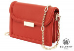 Bolvaint The Lea Clutch - 100% Top Grain Leathher w/Removable Chain