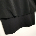 CAbi Black Medium Draped Indulgence Top 3/4 Sleeve #5205