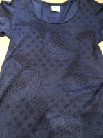 CMC Color Me Cotton tunic top.  100% cotton.  Size small