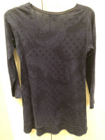 CMC Color Me Cotton tunic top.  100% cotton.  Size small