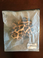 Leopard Tie-back Halter Top Size M New.