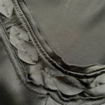 NEW Black satin-like tank sleeveless top - Size Large