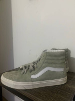 Suede Green Vans sz 10