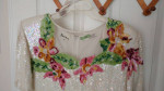 Sequined  Top and Skirt