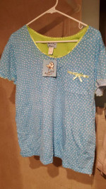 AMANDA PAIGE SLEEPWEAR PAJAMA TOP 3X NEW