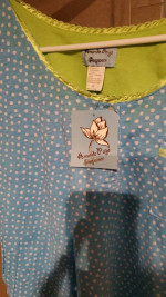 AMANDA PAIGE SLEEPWEAR PAJAMA TOP 3X NEW