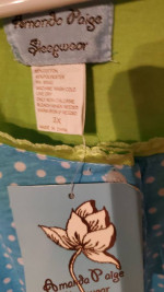 AMANDA PAIGE SLEEPWEAR PAJAMA TOP 3X NEW