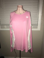 Under Armour Pink ladies sz XL Top NEW W/ TAGS