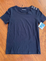 NWT Petit Bateau Women Navy Top XXS