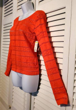 BONGO Juniors Long Sleeve Seamless Top, Size XL