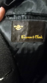 Mens large wool top coat
