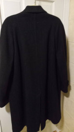 Mens large wool top coat