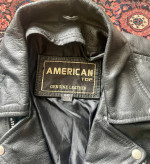 Leather Jacket - Size 60 - Black