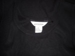 Womens Exclusively Misook Black Sleeveless Shell Tank Top Large