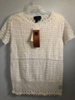 100% Cotton Crochet Women's Medium Top - NEW