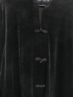 Asian Inspired Velvet Long Sleeve Top Large
