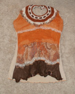 French Bohemian LAYERED RUFFLE TOP