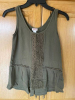 Army Green Tank Top