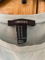 Forever21 green cropped tank top