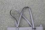 MICHAEL KORS Charlotte Large Saffiano Style Top-Zip Tote Bag