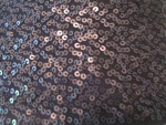 CAbi BLACK SEQUIN CONVERTIBLE STYLE #151 SKIRT OR TOP Size SMALL