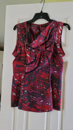 BCBGMaxAzria silk top, size M