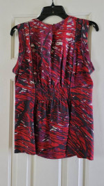 BCBGMaxAzria silk top, size M