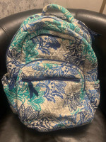 VERA BRADLEY BACK PACK LAP TOP BOOK BAG