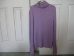 Brand New Lavender Colored Turtle Sweater from IZOD