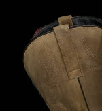Masterson Men’s Brown Distressed R Toe Western Cowboy Boot RB0810
