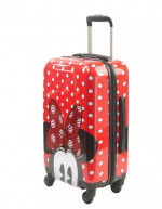 Disney Minnie Mouse 21-Inch Carry-On Hardside Spinner Luggage Suitcase