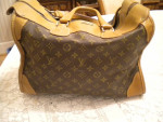 RARE Vintage LOUIS VUITTON Saks FC Tote Suitcase Luggage Accessory Bag