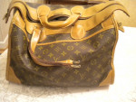 RARE Vintage LOUIS VUITTON Saks FC Tote Suitcase Luggage Accessory Bag