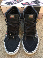 VANS Men Size 12 SK8-Hi Reissue NINTENDO CONTROLLER in original box gently used