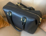 Black  "Faux Leather" Purse by 'Iman Handbags' - Like NEW!