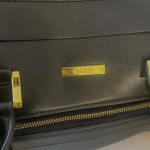 Black  "Faux Leather" Purse by 'Iman Handbags' - Like NEW!