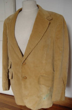 1969 Corduroy Jacket Suede Elbows/Asheville on Tag