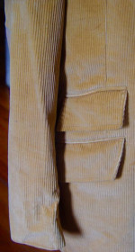 1969 Corduroy Jacket Suede Elbows/Asheville on Tag