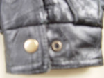 Vintage Beautiful Black Leather Jacket ~  Very Large Size XXXL